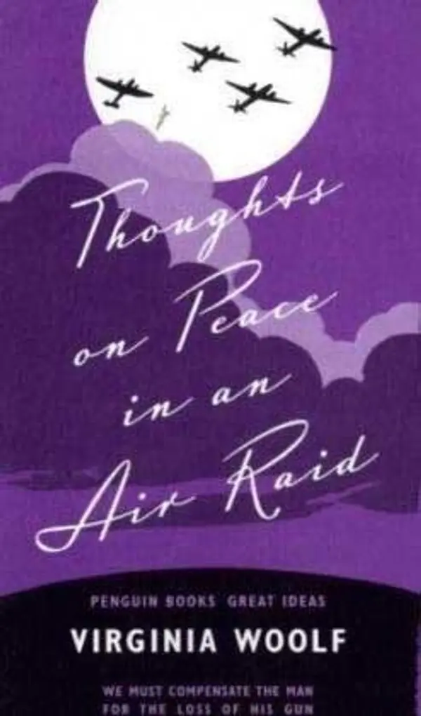Thoughts on Peace in an Air Raid by Virginia Woolf cover