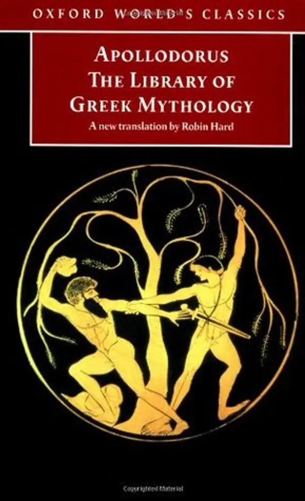 The Library of Greek Mythology by Apollodorus of Athens cover