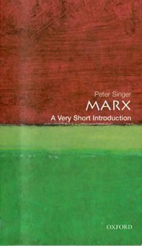 Marx: A Very Short Introduction by Peter Singer cover