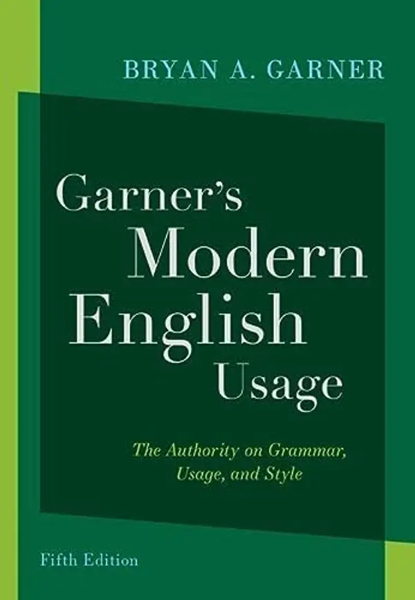Garner's Modern English Usage by Bryan A. Garner cover