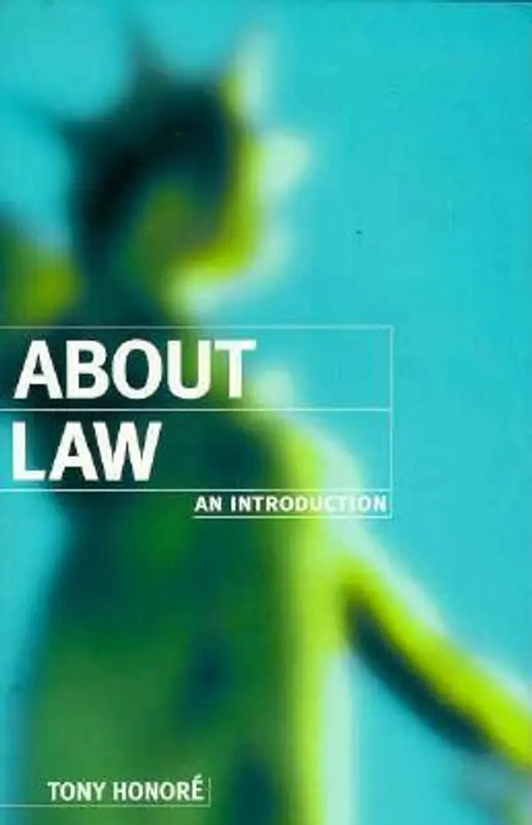 About Law: An Introduction (Clarendon Law Series) by Tony Honoré cover