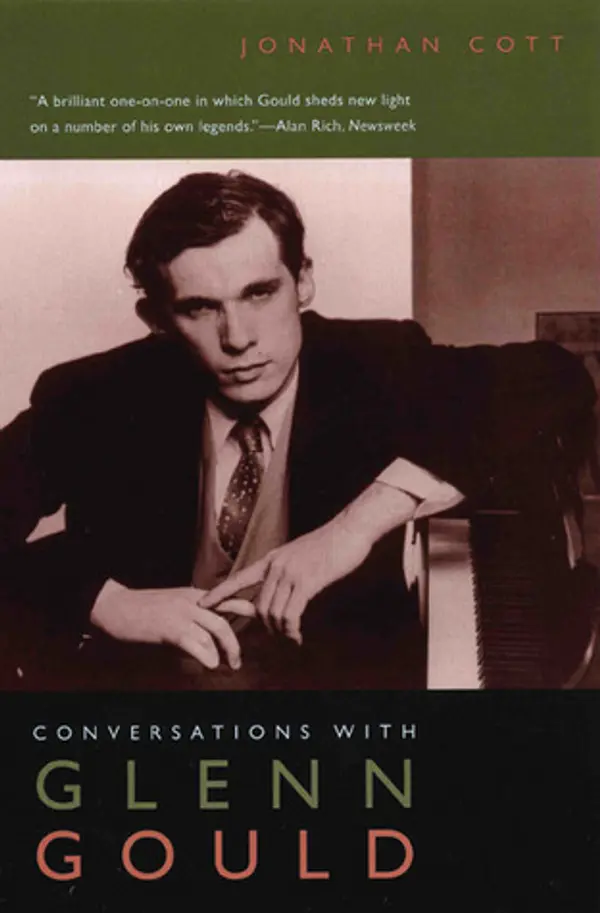 Conversations with Glenn Gould by Jonathan Cott cover