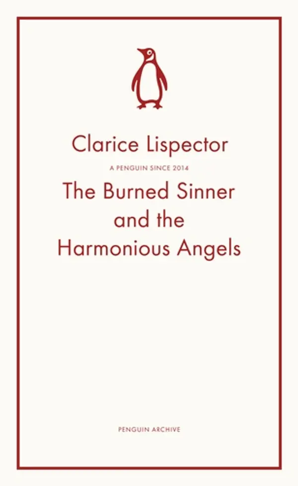 The Burned Sinner and the Harmonious Angels by Clarice Lispector cover