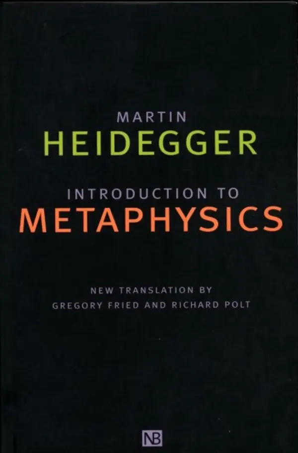 Introduction to Metaphysics by Martin Heidegger cover