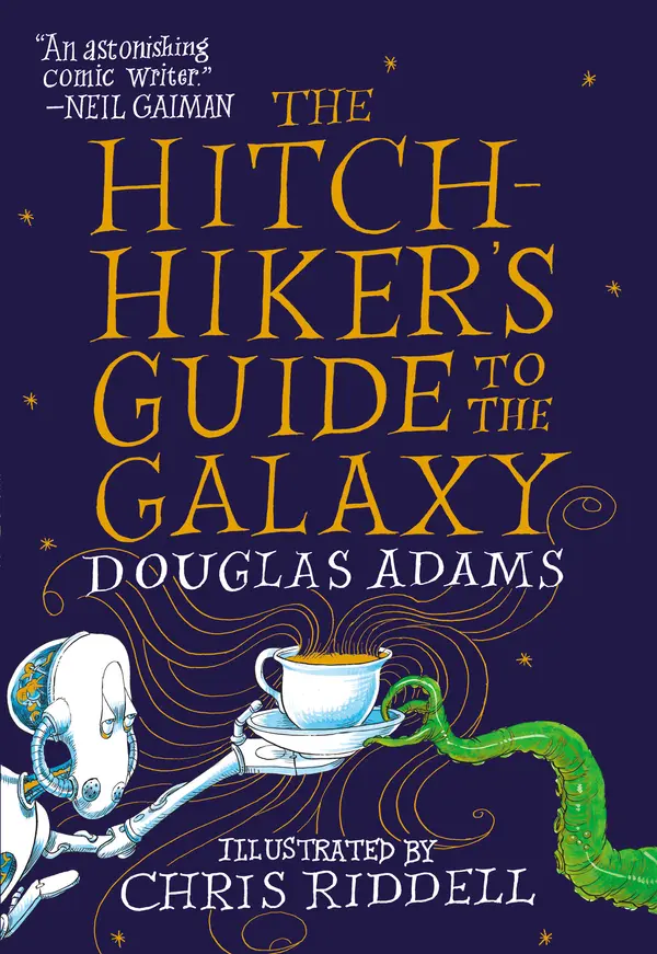 The Hitchhiker's Guide to the Galaxy: The Illustrated Edition by Douglas Adams cover