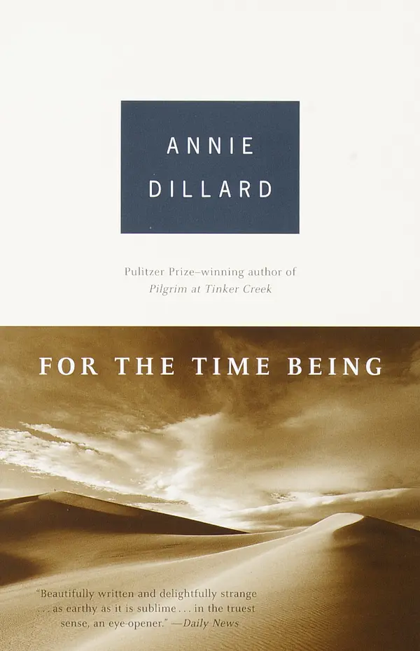 For the Time Being by Annie Dillard cover