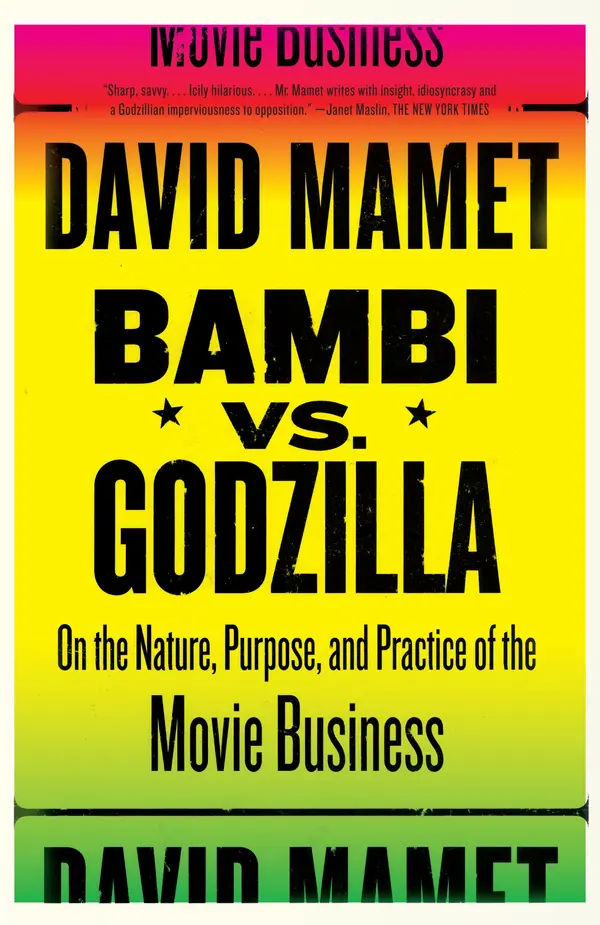 Bambi vs. Godzilla by David Mamet cover