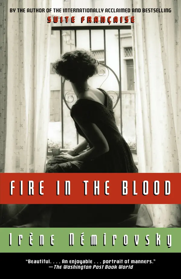 Fire in the Blood by Irene Nemirovsky, Sandra Smith cover