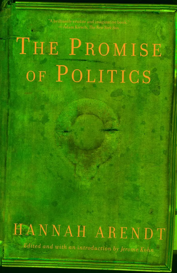 The Promise of Politics by Hannah Arendt cover