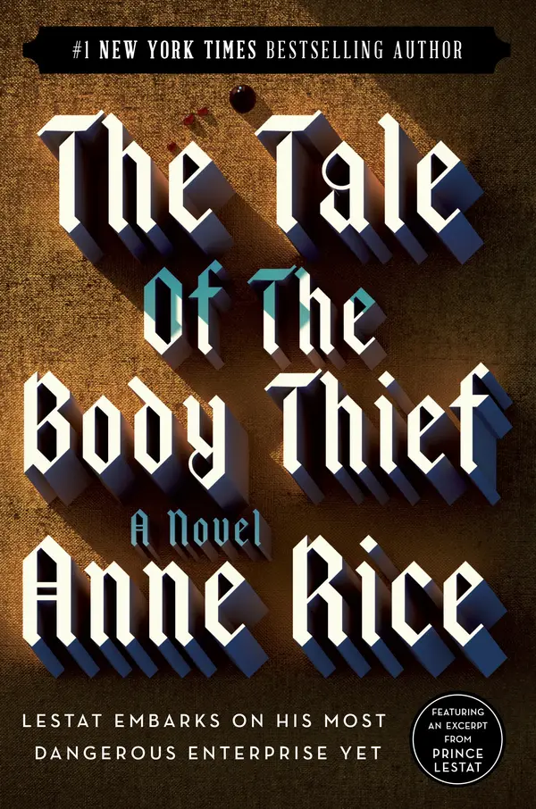 The Tale of the Body Thief by Anne Rice cover