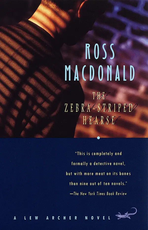 The Zebra-Striped Hearse by Ross Macdonald cover