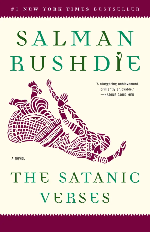 The Satanic Verses by Salman Rushdie cover