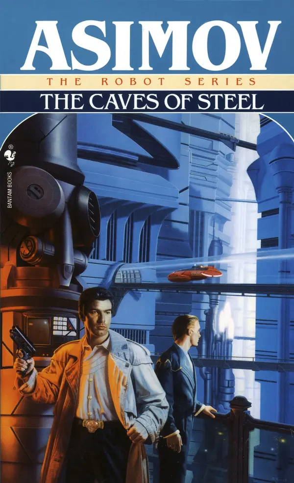 The Caves of Steel by Isaac Asimov cover