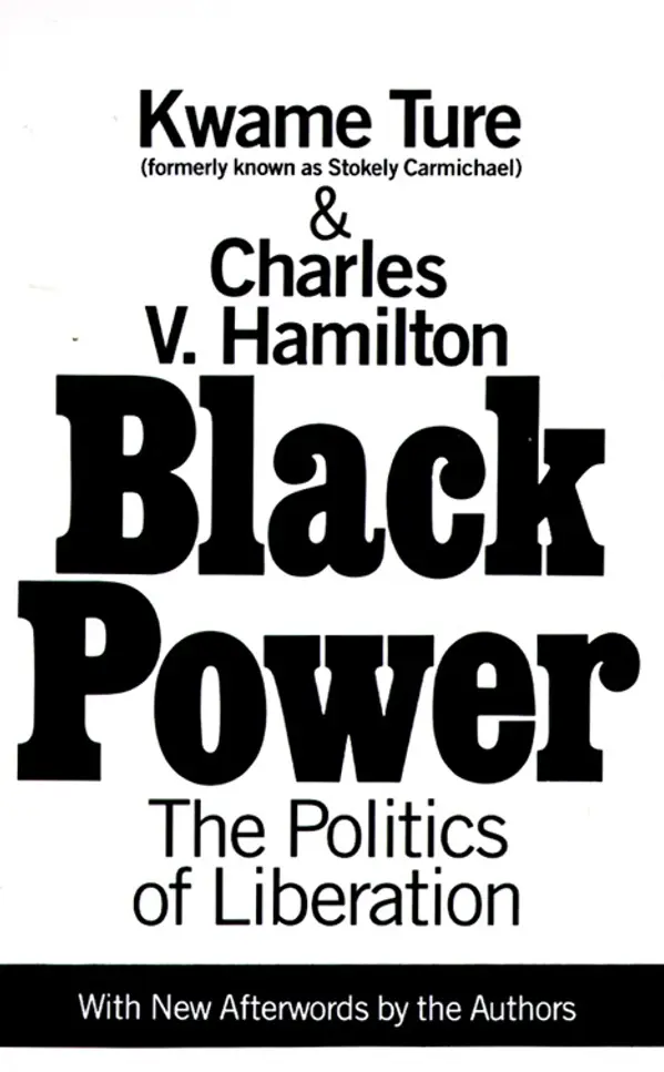 Black Power by Charles V. Hamilton, Kwame Ture cover