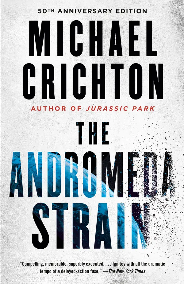 The Andromeda Strain by Michael Crichton cover
