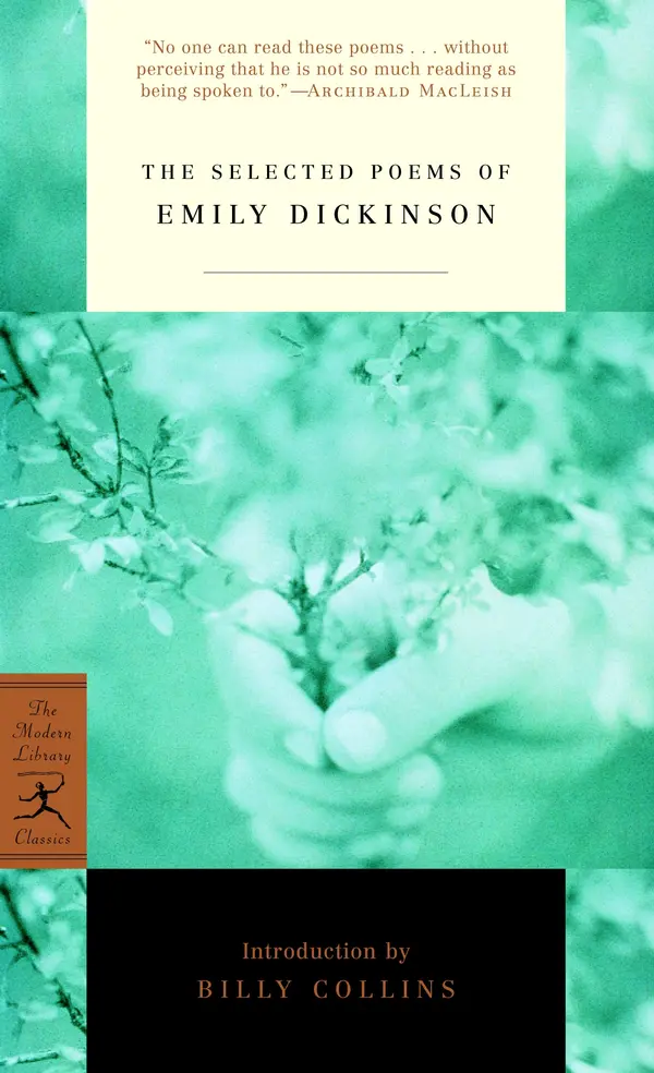 The Selected Poems of Emily Dickinson by Emily Dickinson, Billy Collins cover