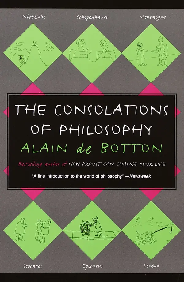 The Consolations of Philosophy by Alain De Botton cover
