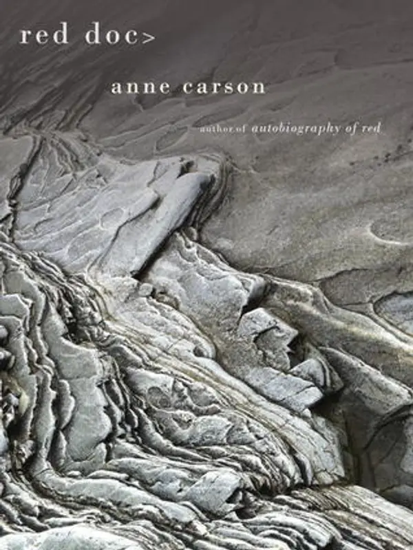 Red Doc> by Anne Carson cover