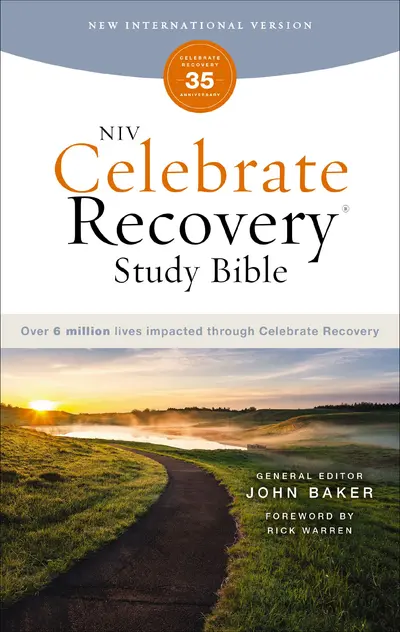 NIV, Celebrate Recovery Study Bible (35th Anniversary Edition) book cover