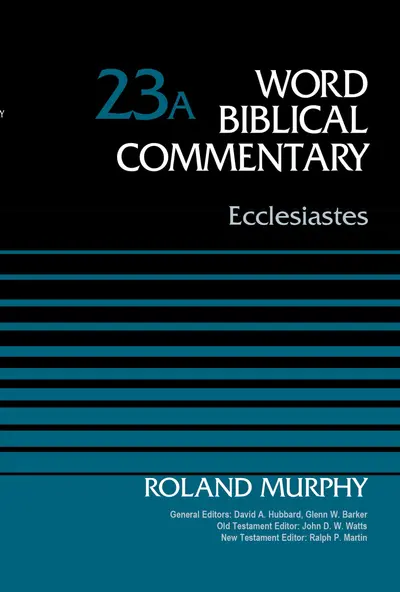 Ecclesiastes, Volume 23A book cover