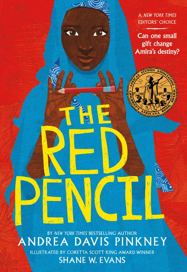 The Red Pencil by Andrea Davis Pinkney, Shane W. Evans cover