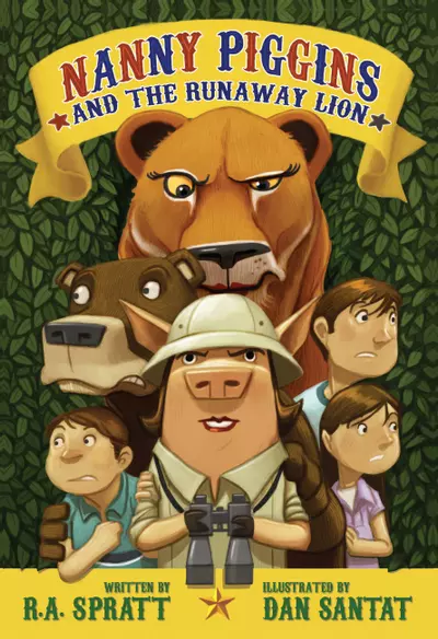 Nanny Piggins and the Runaway Lion book cover