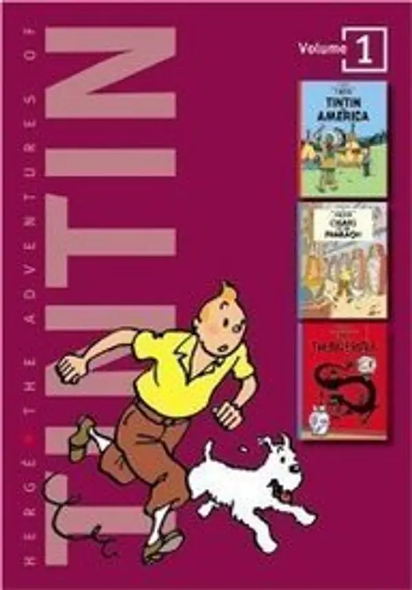 The Adventures of Tintin, Vol. 1: Tintin in America / Cigars of the Pharaoh / The Blue Lotus (Tintin, #3-5) by Hergé cover