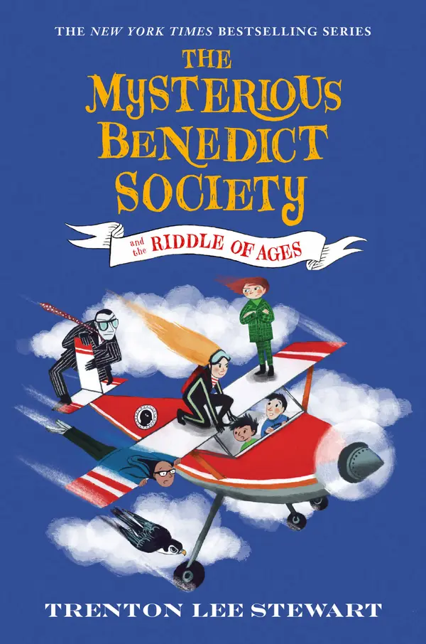 The Mysterious Benedict Society and the Riddle of Ages by Trenton Lee Stewart, Manu Montoya cover