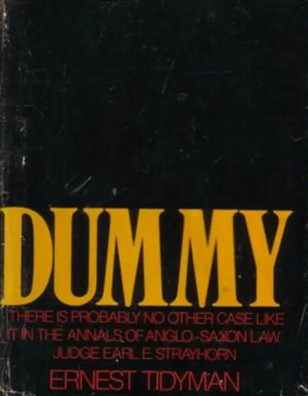 Dummy by Ernest Tidyman cover