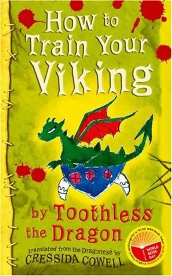 How to Train Your Viking, by Toothless the Dragon by Cressida Cowell cover