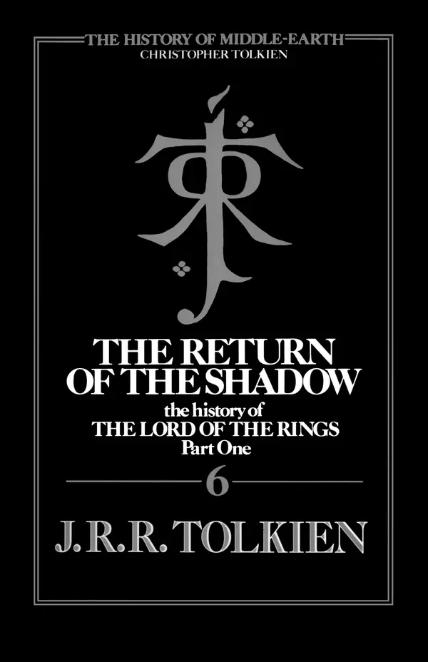 The Return Of The Shadow by J.R.R. Tolkien cover
