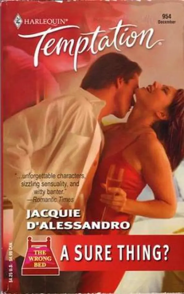 A Sure Thing? (Harlequin Temptation #954) by Jacquie D'Alessandro cover