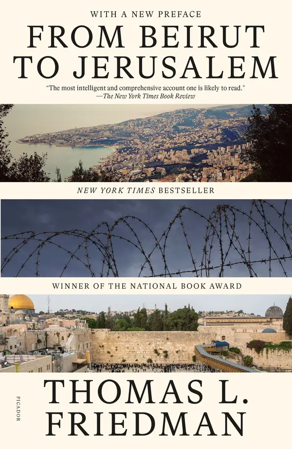 From Beirut to Jerusalem by Thomas L. Friedman cover