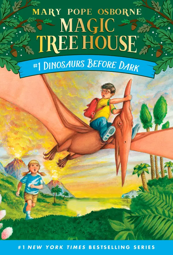 Dinosaurs Before Dark by Mary Pope Osborne, Sal Murdocca cover