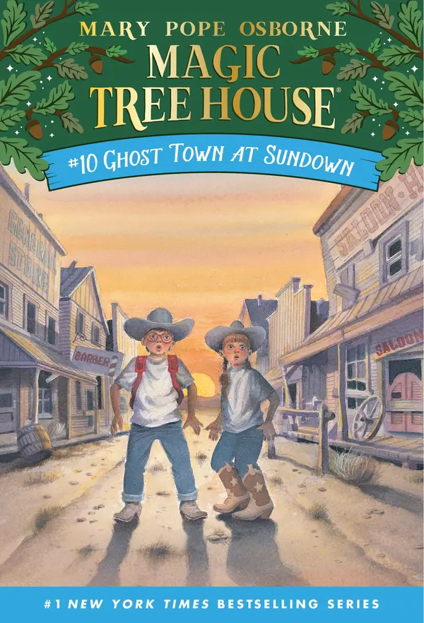 Ghost Town at Sundown by Mary Pope Osborne, Sal Murdocca cover