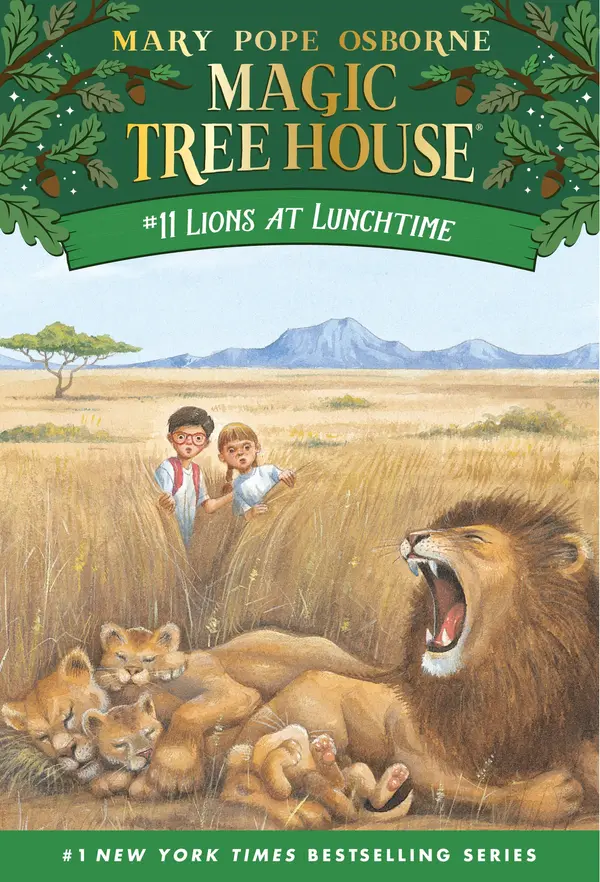 Lions at Lunchtime by Mary Pope Osborne, Sal Murdocca cover