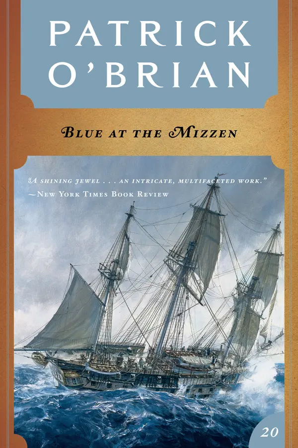 Blue at the Mizzen by Patrick O'Brian cover