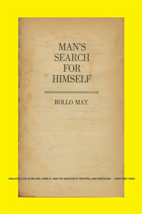 Man's Search for Himself by Rollo May cover