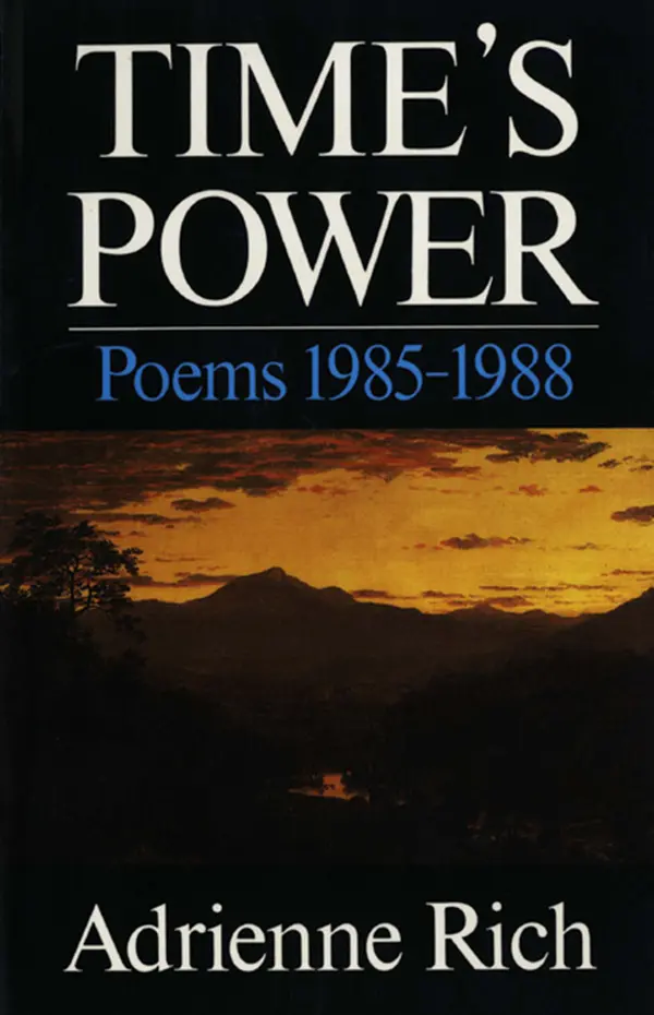 Time's Power by Adrienne Rich cover