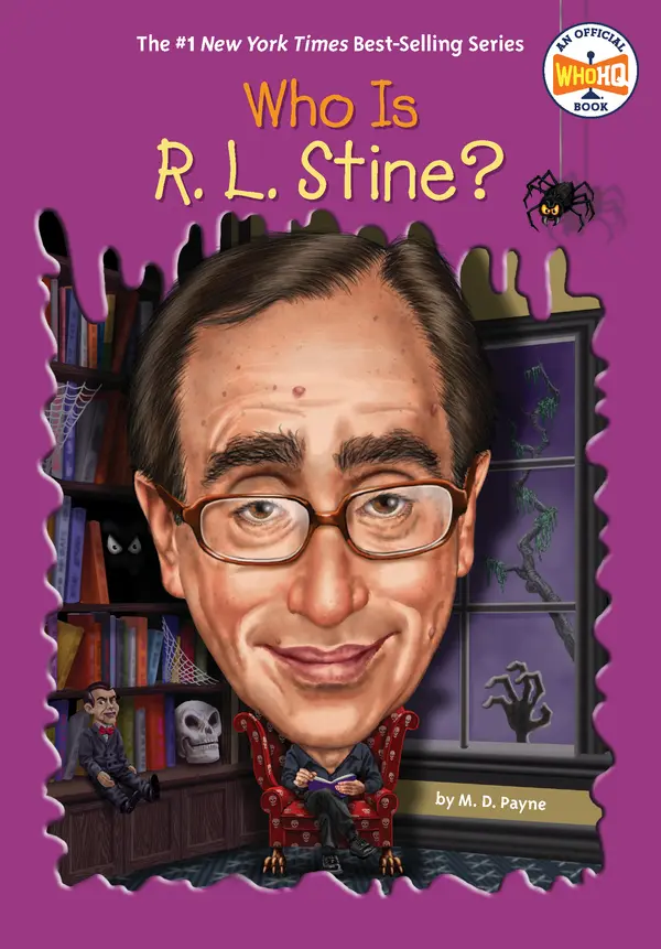 Who Is R. L. Stine? by M. D. Payne, Who HQ, Jake Murray cover