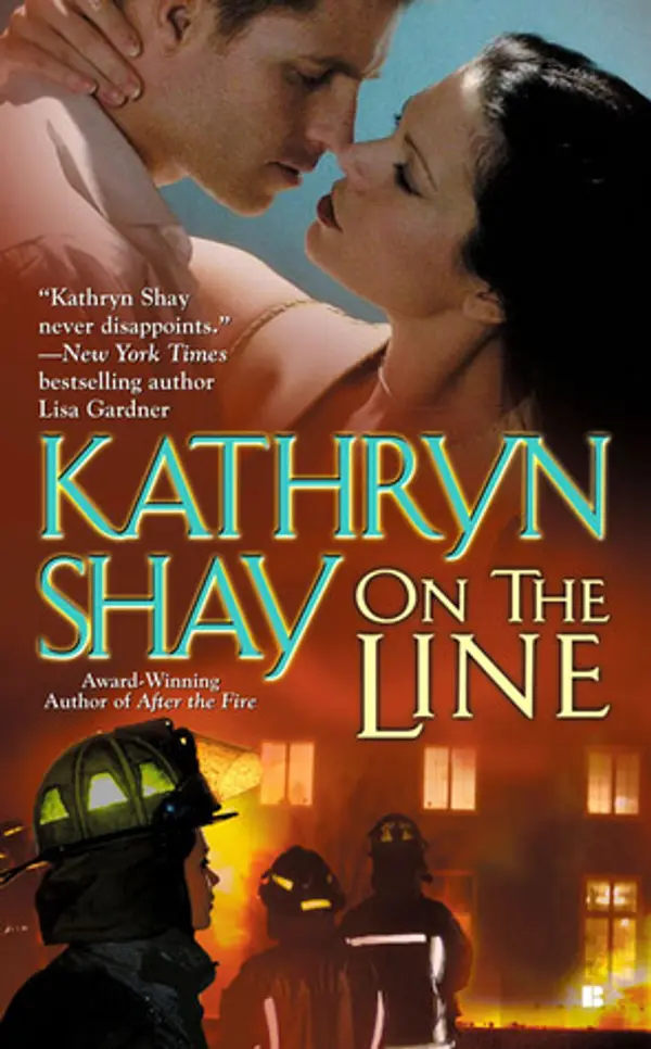 On the Line (Hidden Cove Firefighters, #2) by Kathryn Shay cover