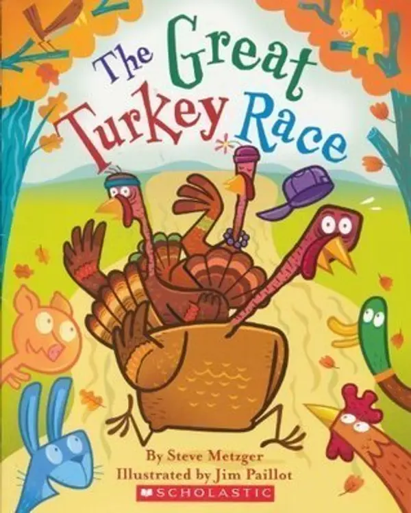 The Great Turkey Race by Steve Metzger cover