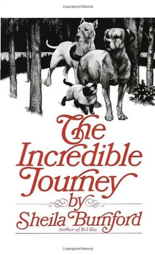 The Incredible Journey (Sheila Burnford) - Paperback by Bantam cover