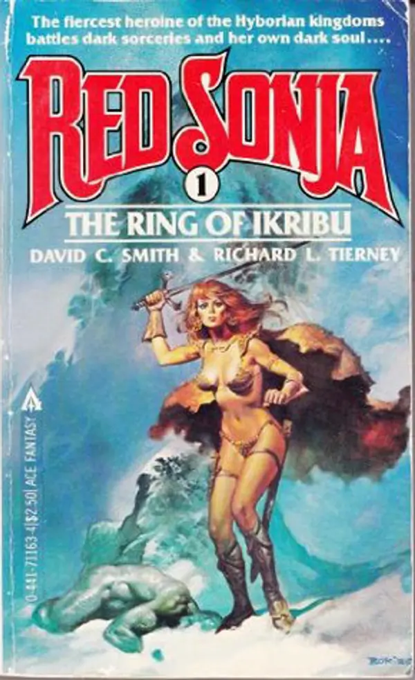 The Ring of Ikribu (Red Sonja, #1) by David C. Smith cover