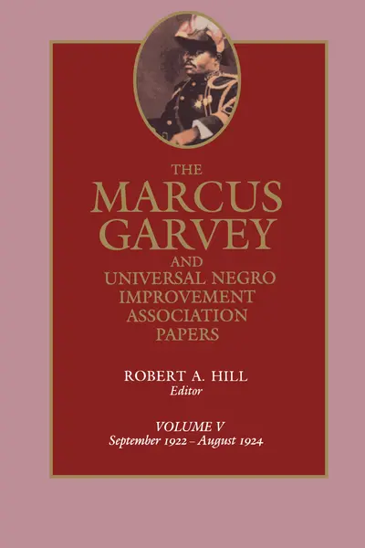 The Marcus Garvey and Universal Negro Improvement Association Papers, Vol. V book cover