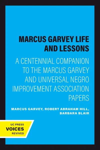 Marcus Garvey Life and Lessons book cover