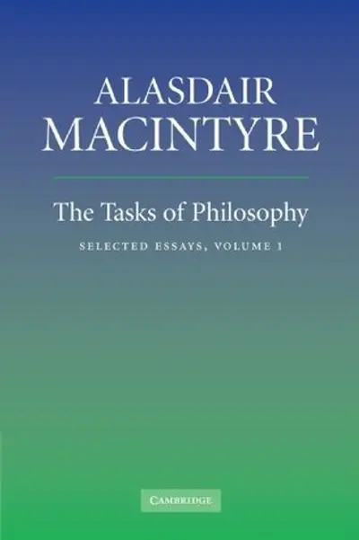 The Tasks of Philosophy: Volume 1: Selected Essays book cover