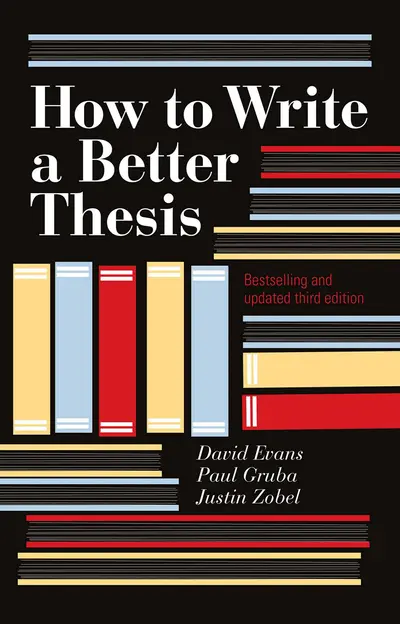 How To Write A Better Thesis: 3rd Edition book cover