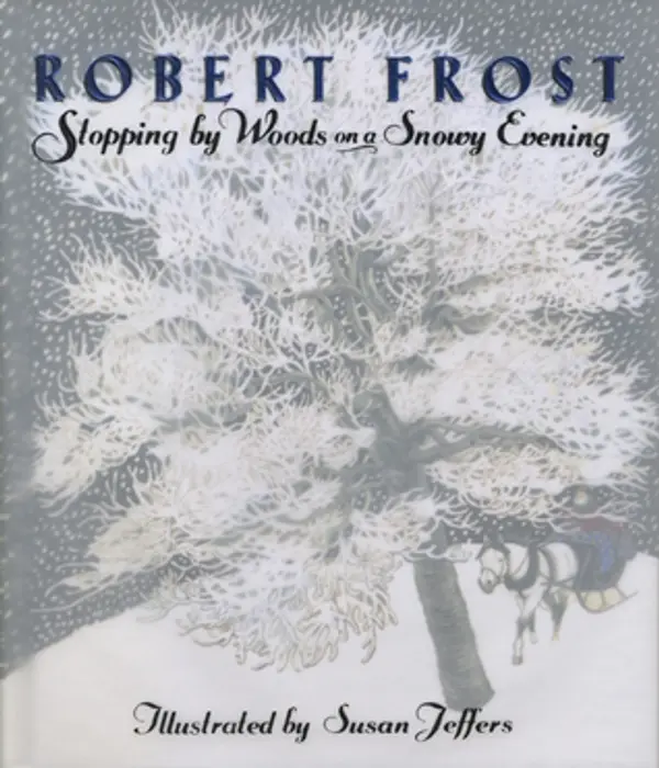 Stopping by Woods on a Snowy Evening by Robert Frost cover