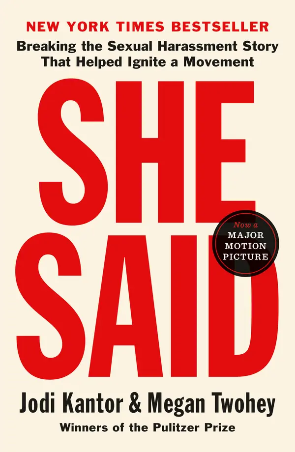 She Said by Jodi Kantor, Megan Twohey cover